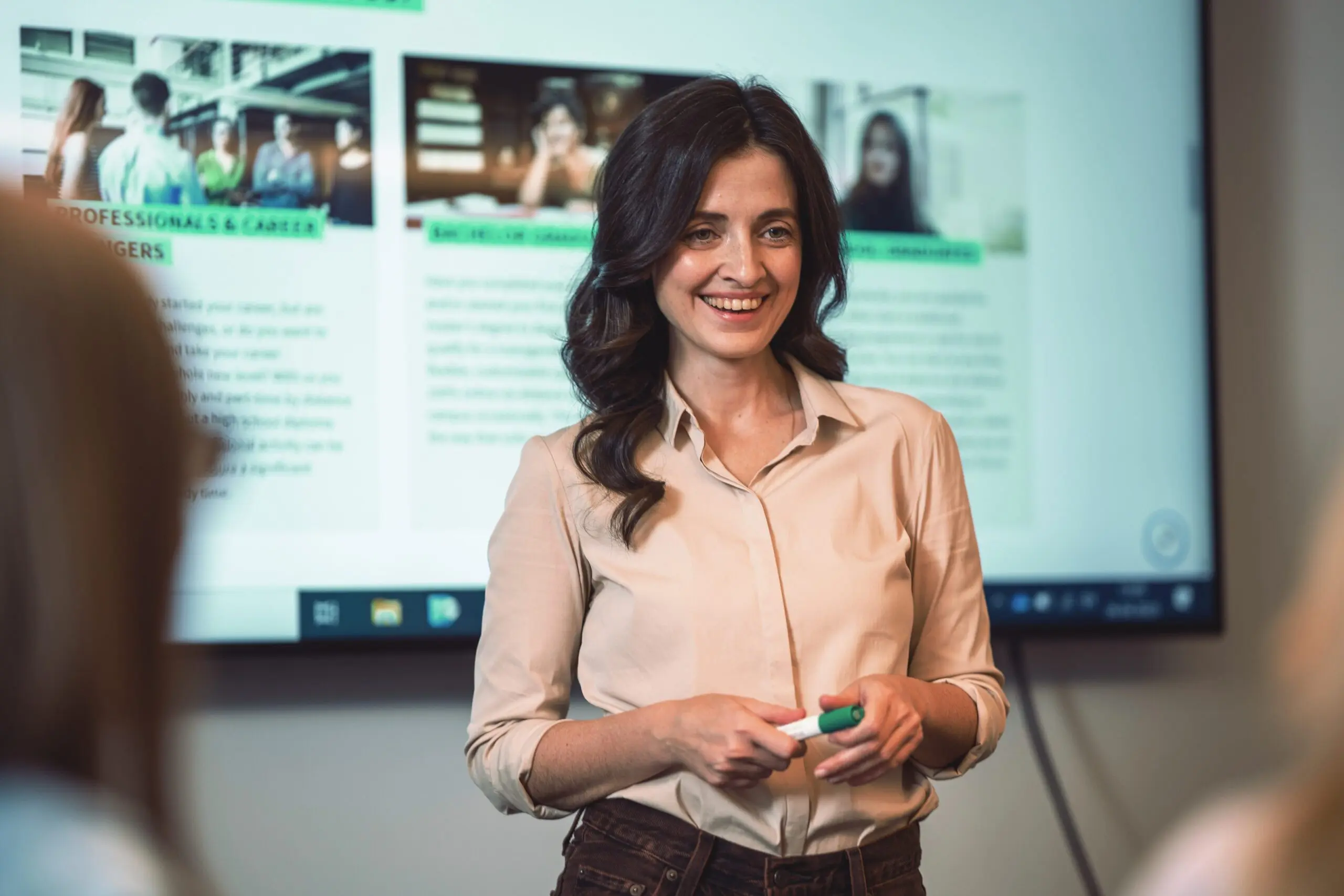 Professor Ellena teaching