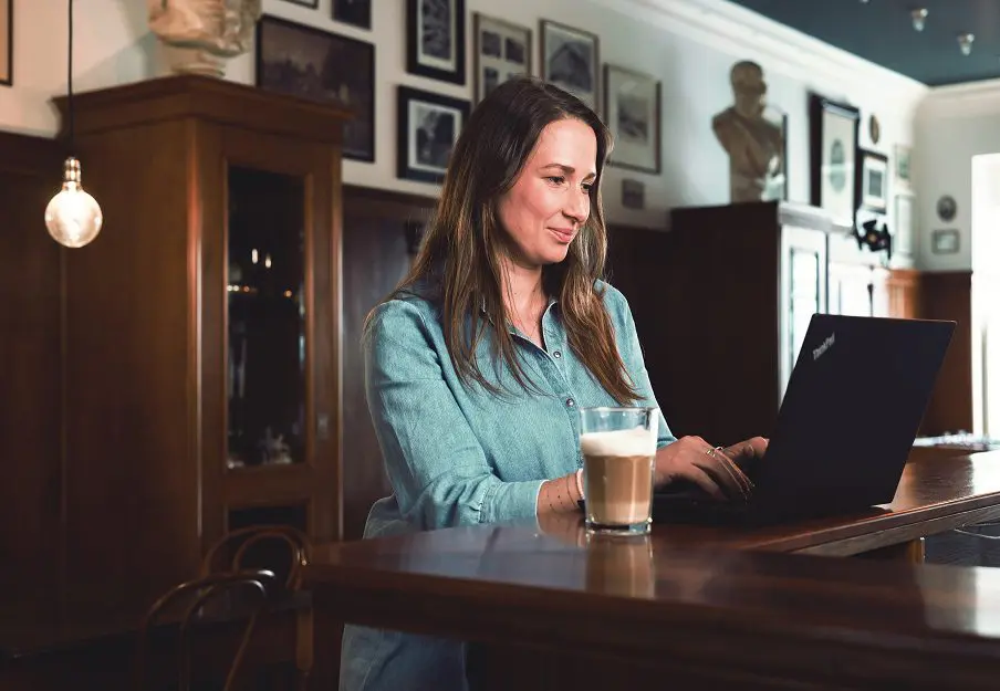 Arbeiten im Café