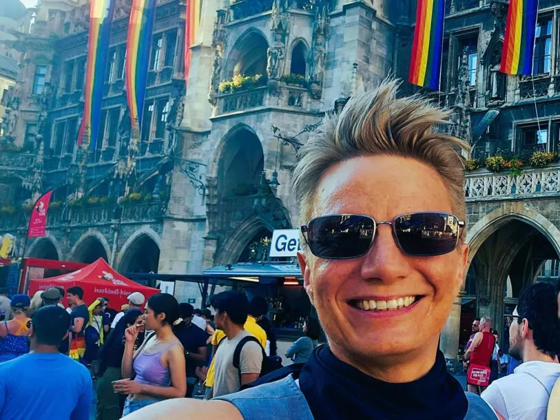 Kerstin Oldemeier auf dem CSD 2025