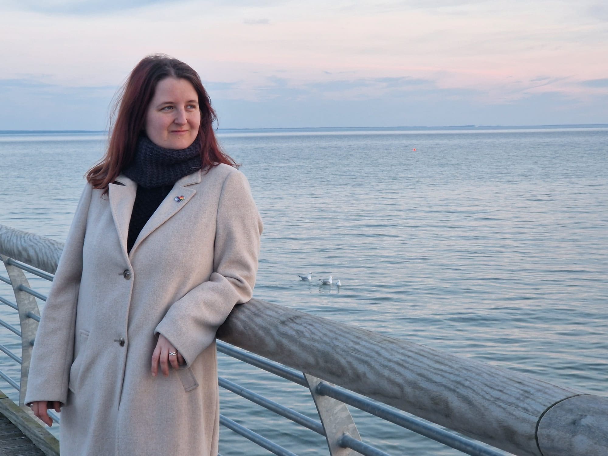 Carla konnte sich in diesem Jahr einen großen Traum erfüllen und ans Meer ziehen. Sie unterrichtet nun am Campus in Lübeck. 