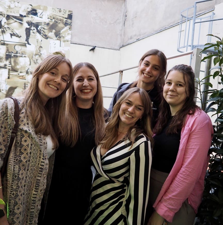 Das Team Talent & Leadership: Anja, Jana, Laura, Lea und Vivian