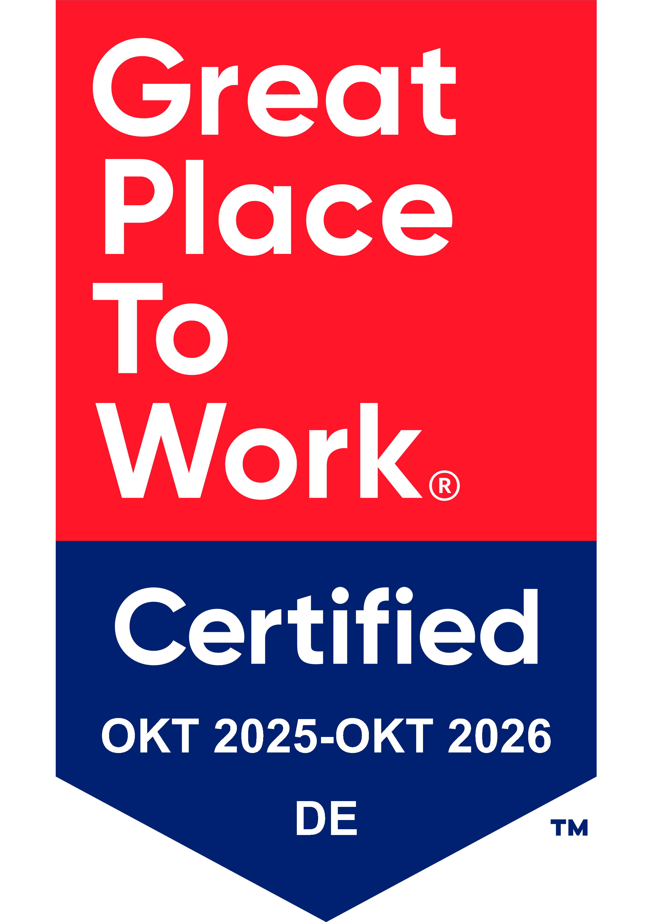 Great Place to Work Logo 2025 - 2026