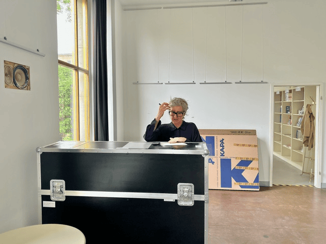 Dagmar Jäger plant die Ausstellung